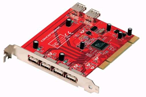 TARJETA USB2 5PTOS PCI CONCEPTRONIC