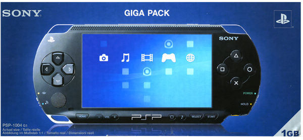 SONY CONSOLA PLAYSTATION PORTABLE GIGAPACK