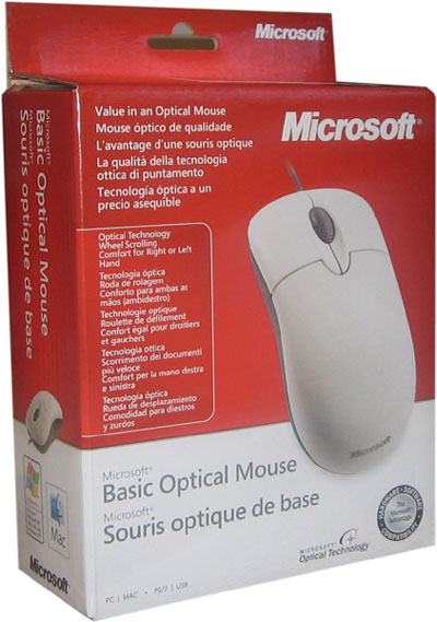 RATON OPTICO MICROSOFT BASIC BLANCO