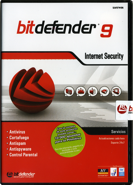 ANTIVIRUS BITDEFENDER9 INTERNET SECURITY