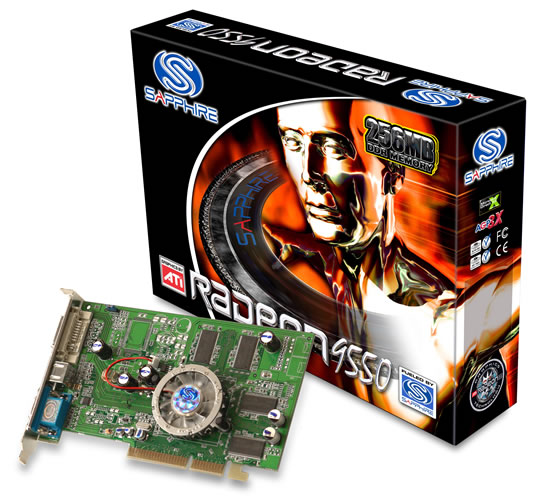 VGA AGP ATI R9550 256MB DVI SAPPHIRE