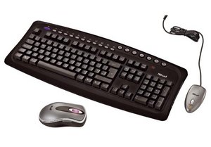 TECLADO DESKTOP WIRELESS OPT TRUST 3011*